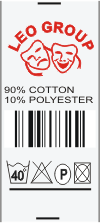 Satin Label With Barcode